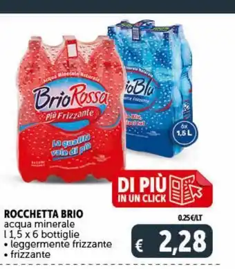 Deco Supermercati Rocchetta brio acqua minerale offerta