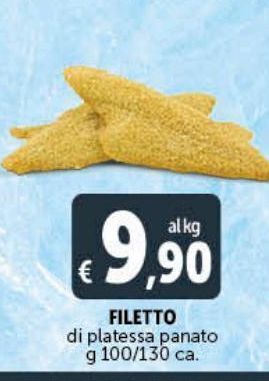 Deco Supermercati Filetto di platessa panato g 100 / 130 offerta