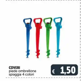Coveri pidede ombrellone spiaggia 4 colori