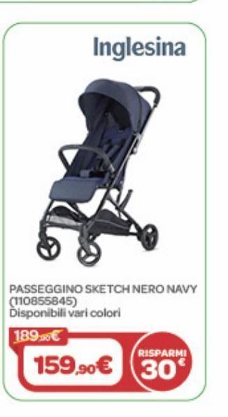Bimbo Store Passeggino sketch nero navy offerta