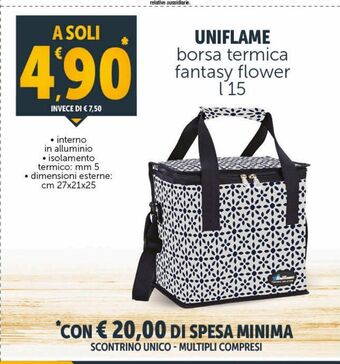 Deco Supermercati Uniflame borsa termica offerta