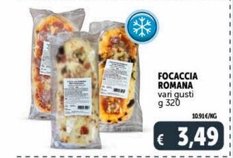 Deco Supermercati Focaccia romana vari gusti g 320 offerta