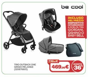 Trio outback one grigio melange