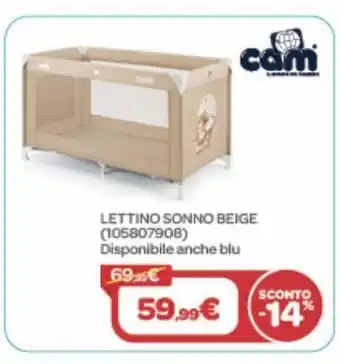 Bimbo Store Lettino sonno beige offerta