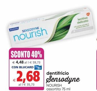 Il Gigante Dentifricio sensodyne offerta