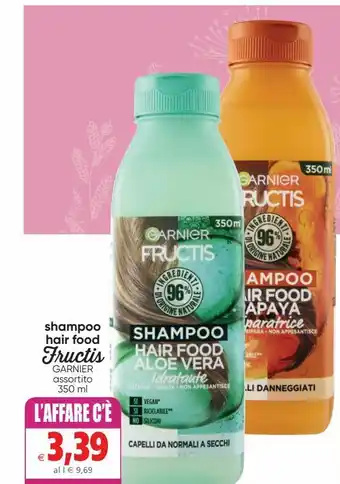 Shampoo hair food fructis