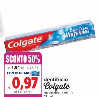 Dentifricio colgate
