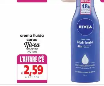 Il Gigante Crema fluida corpo nivea offerta