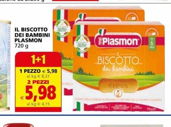 Il Gigante Il biscotto dei bambini plasmon offerta