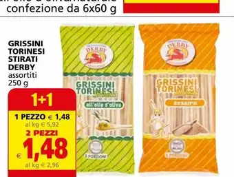Grissini torinesi stirati derby