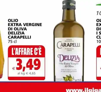 Olio extra vergine di oliva carapelli