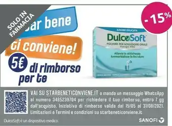 Lloyds Farmacia DulcoSoft Polvere per Soluzione Orale offerta