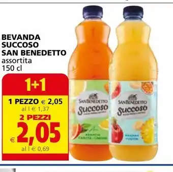Bevande succoso san benedetto