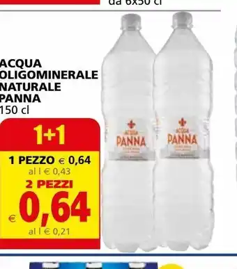 Acqua oligominerale naturale panna