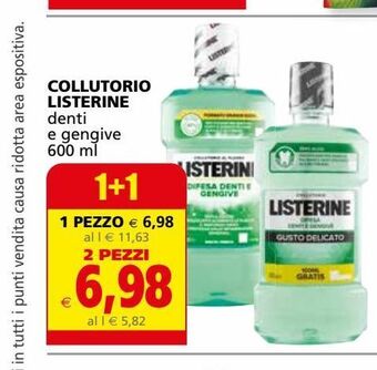 Il Gigante Colluttorio listerine offerta
