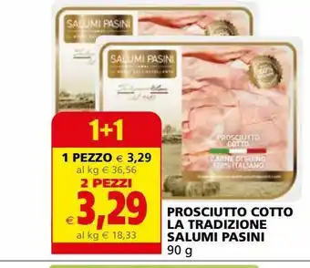 Prosciutto cotto la tradizione salumi pasini