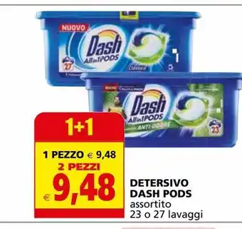 Detersivo dash pods