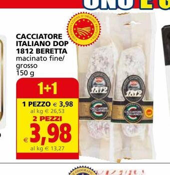 Il Gigante Cacciatore italiano dop 1812 beretta offerta