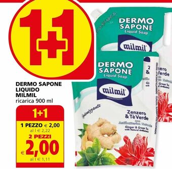 Il Gigante Dermo sapone liquido mil mil offerta