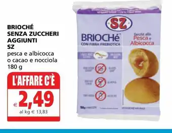 Briochè senza zuccheri aggiunti sz