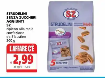 Il Gigante Strudelini senza zuccheri aggiunti sz offerta