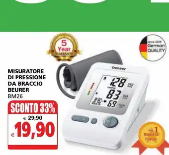 Misuratore di pressione da braccio beurer