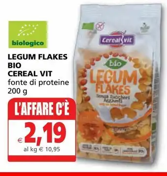 Il Gigante Legumi flakes bio cereal vit offerta