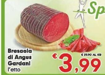 Bresaola di angus gardani