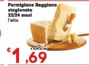 Parmigiano reggiano stagionato 22/24 mesi