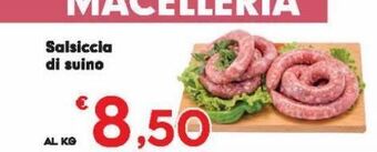 Eurospar Salsiccia di suino offerta