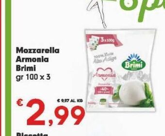 Eurospar Mozzarella armonia brimi offerta