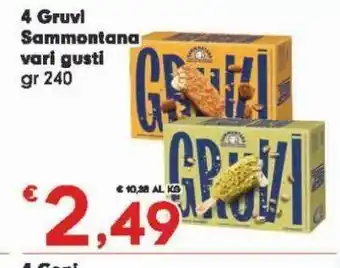 Eurospar 4 gruvi sammontana vari gusti offerta