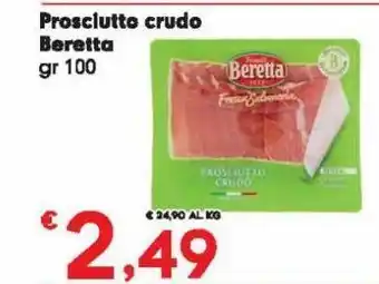 Prosciutto crudo beretta