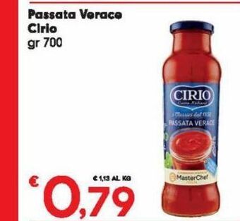 Eurospar Passata verace cirio offerta