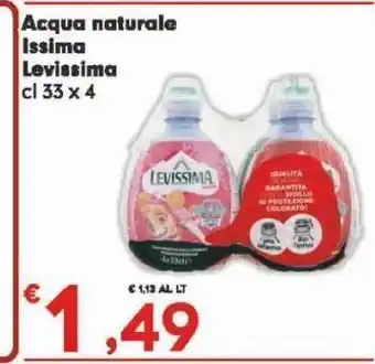 Eurospar Acqua naturale issima levissima offerta