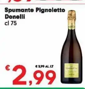 Eurospar Spumante pignoletto donelli offerta