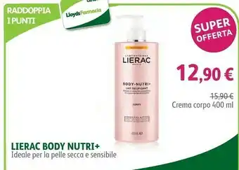 Lloyds Farmacia Lierac Crema corpo offerta