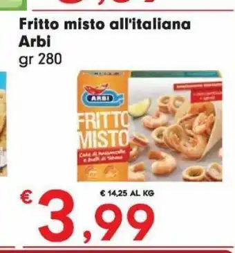 Despar Fritto misto all'italiana arbi offerta