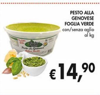 Pesto alla genovese foglia verde