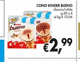 Cono kinder bueno