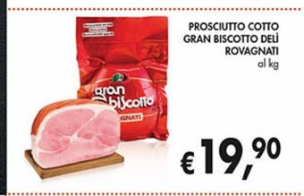 Prosciutto cotto gran biscotto deli rovagnati