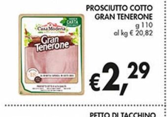 Supermercato Coal Prosciutto cotto gran tenerone offerta