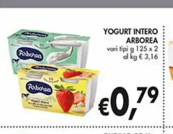 Yogurt intero arborea