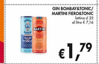 Supermercato Coal Gin bombay & tonic / martini fiero & tonic offerta