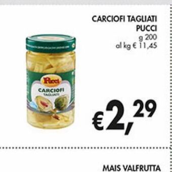 Supermercato Coal Carciofi tagliati pucci offerta