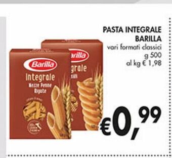 Pasta integrale barilla