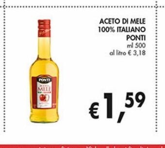 Supermercato Coal Aceto di mele 100 % italiano ponti offerta