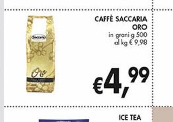 Supermercato Coal Caffè saccaria oro offerta