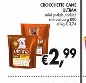 Crocchette cane ultima