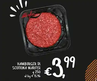 Hamburger di scottona marfisi g 250
